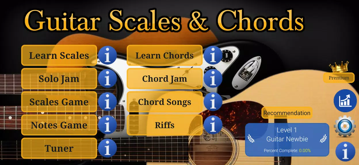 Guitar Scales & Chords Schermafbeelding 1