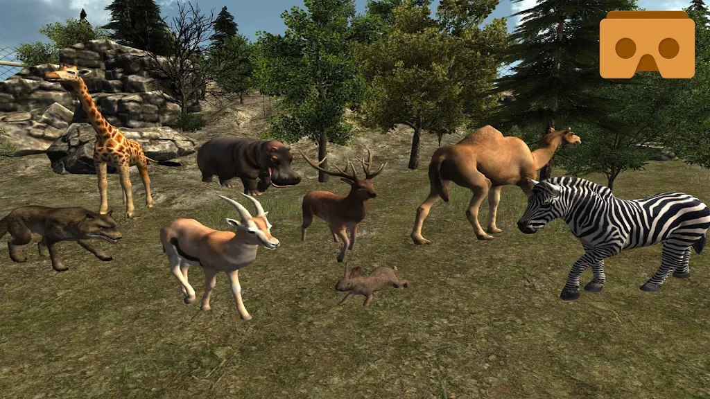 VR Virtual Zoo 3D Ekran Görüntüsü 3