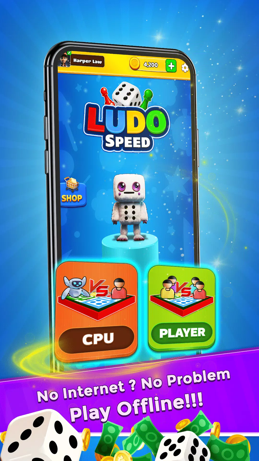 Ludo Speed - Dice Game Fun!應用截圖第3張