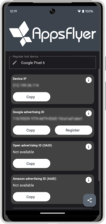 My Device ID by AppsFlyer Tangkapan skrin 4