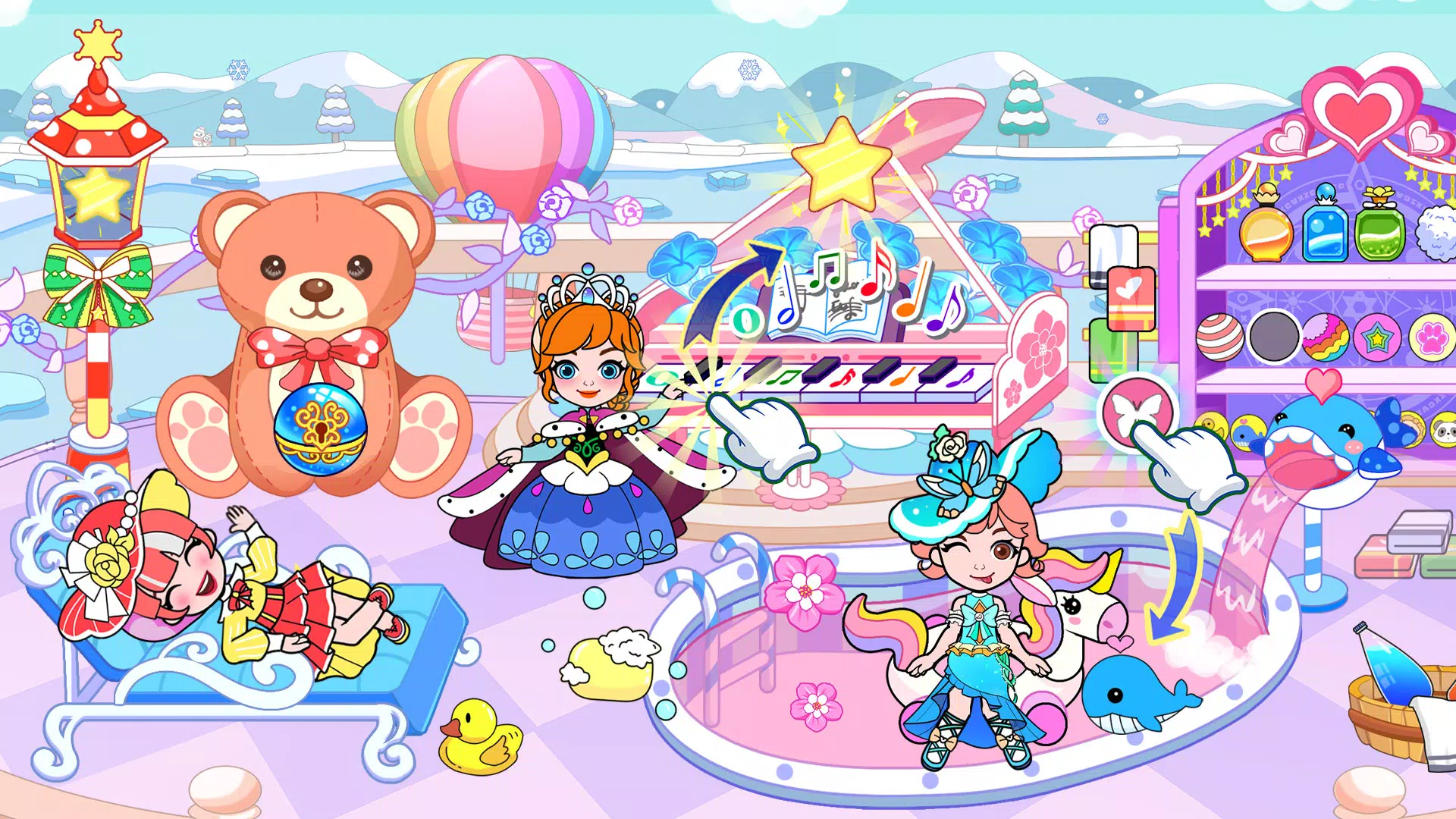 Ice Princess World Castle Life应用截图第4张