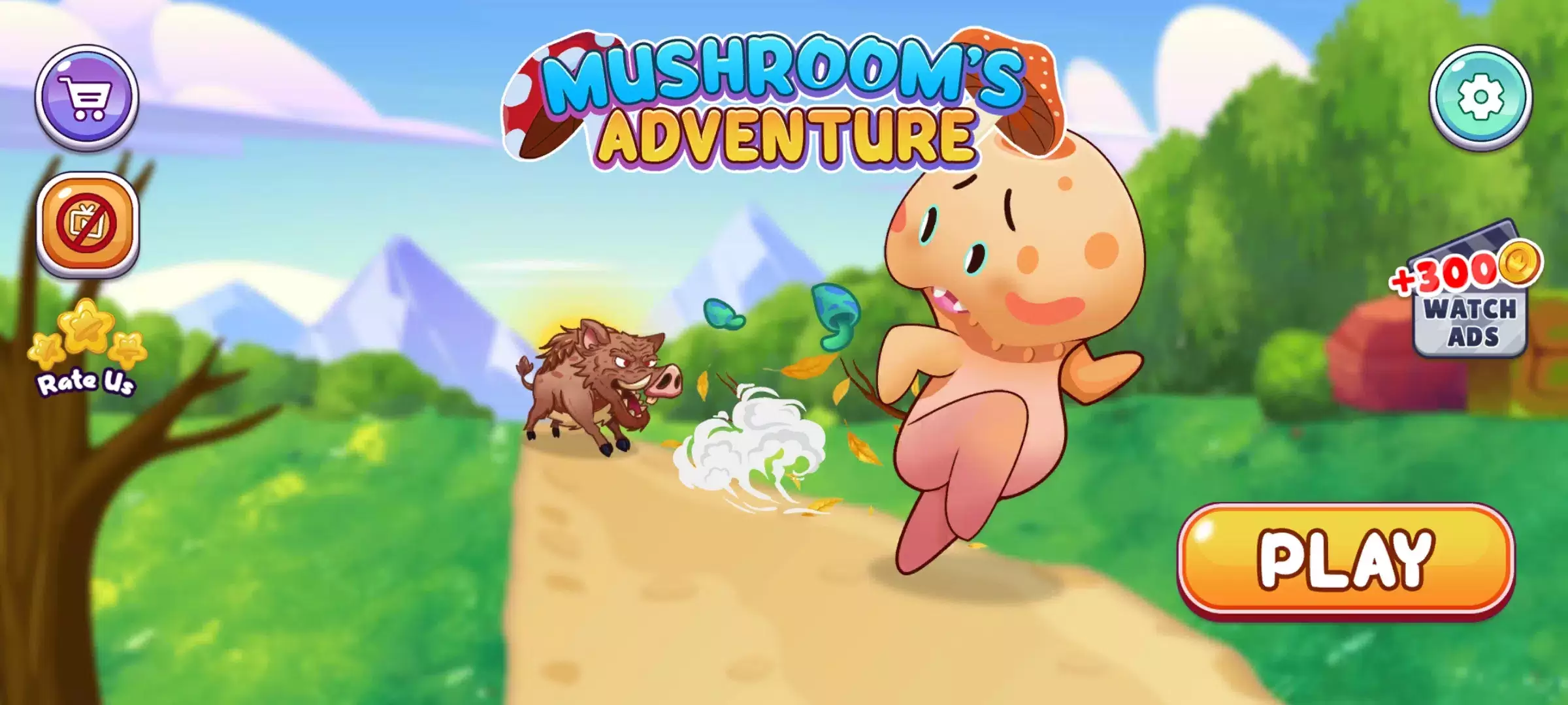 Mushroom war: Jungle Adventure Capture d'écran 1