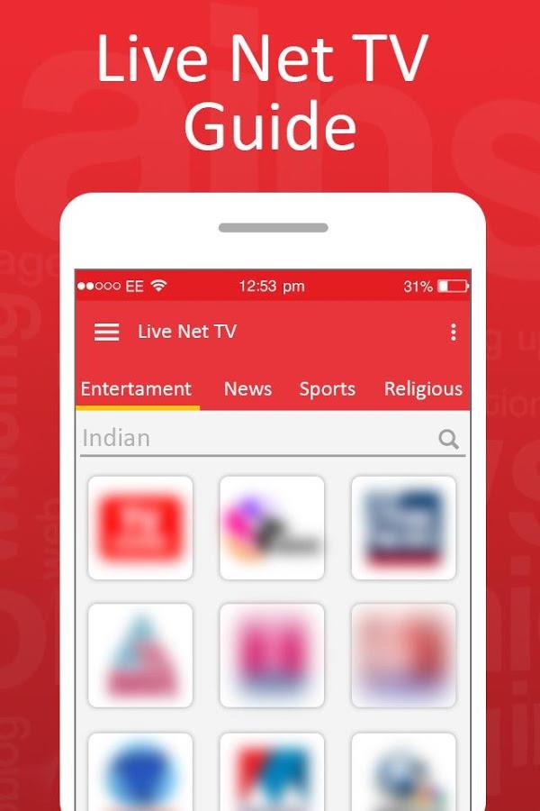 Live Net TV Streaming Guide 스크린샷 1