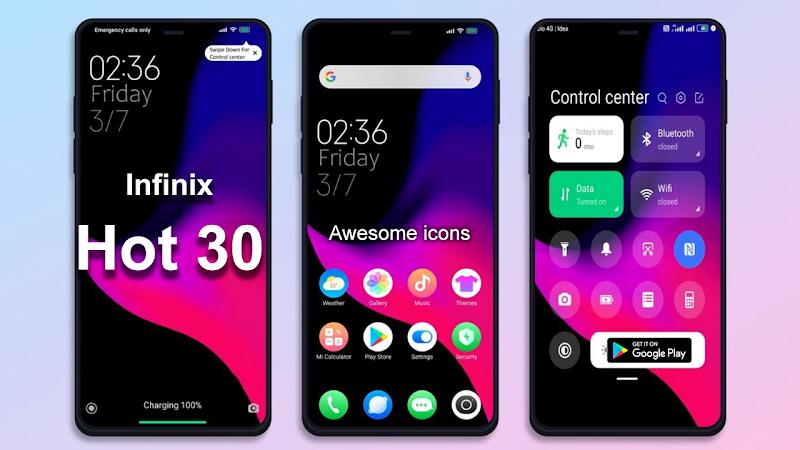 Infinix Hot 30 Launcher:Themes Captura de tela 4