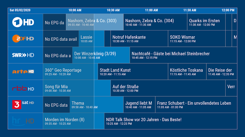 dream Player TV for TVheadend Captura de tela 3