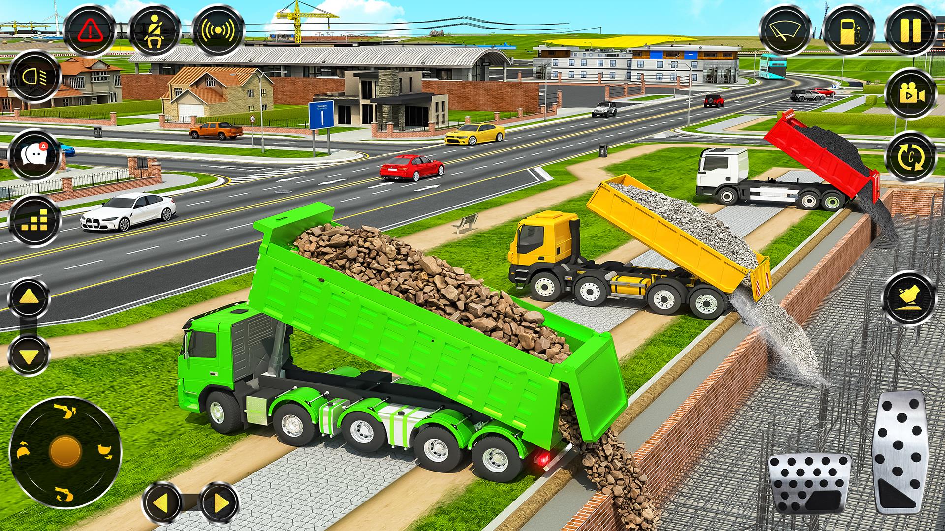 City Construction JCB Game 3D Ekran Görüntüsü 1