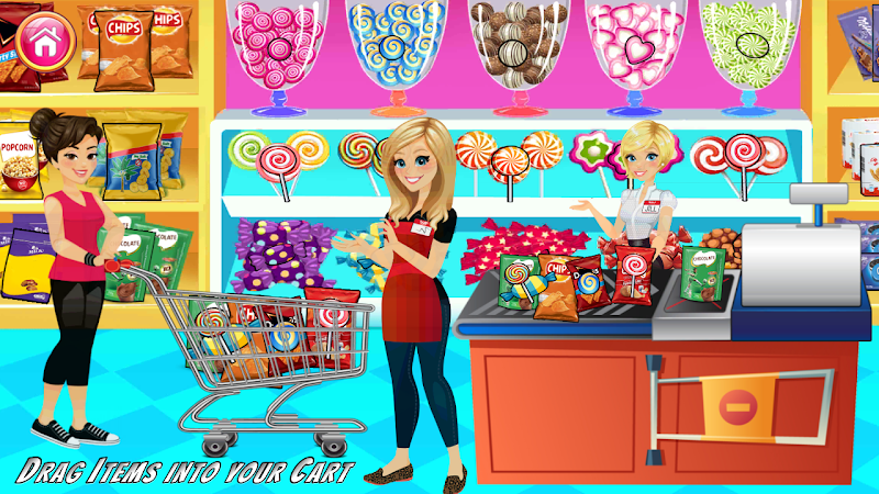 Supermarket Shopping Mall Game Ảnh chụp màn hình 2