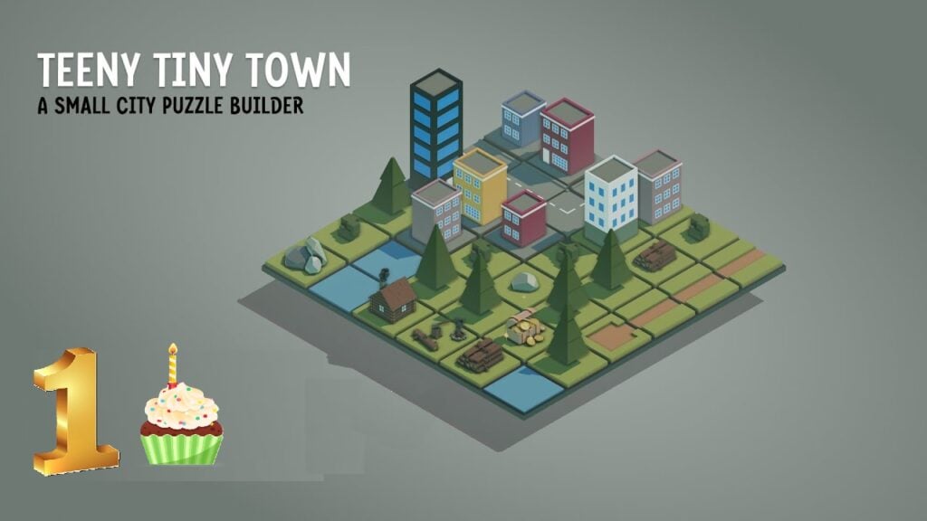 Vier de eerste verjaardag van Teeny Tiny Town met een sciencefiction-update!