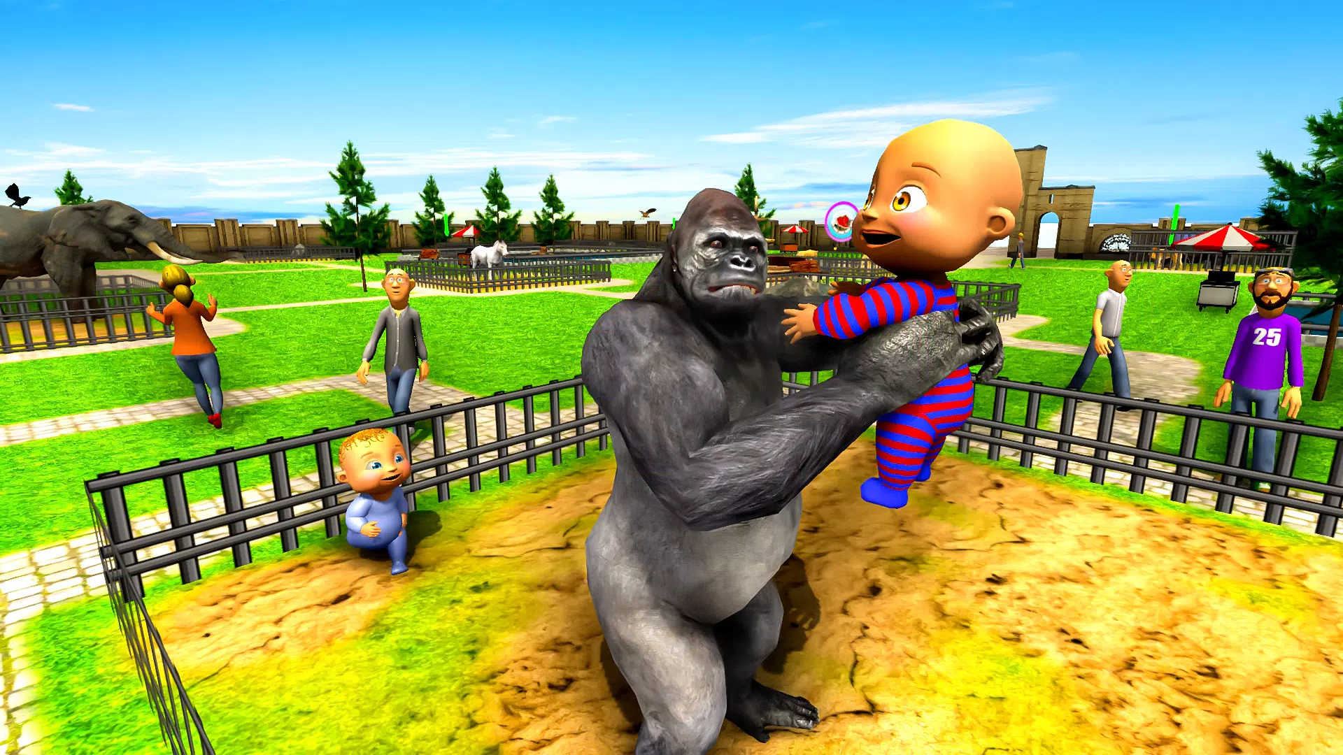 Naughty Baby 3D: Daddy Zoo Fun スクリーンショット 4