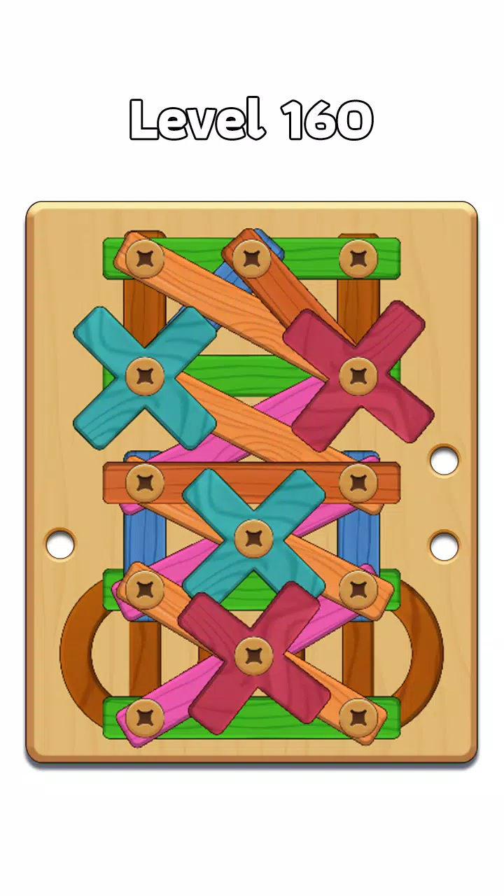 Wood Nuts & Bolt: Screw Puzzle Schermafbeelding 4