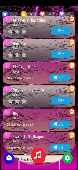 k-pop Magic Game Piano Tiles 2 Schermafbeelding 3