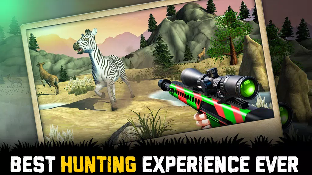 Wild Animal Hunting 3D Offline स्क्रीनशॉट 3