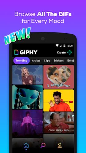 GIPHY: GIFs, Stickers & Clips Capture d'écran 1