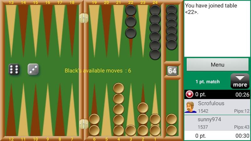 Backgammon Club Screenshot 2