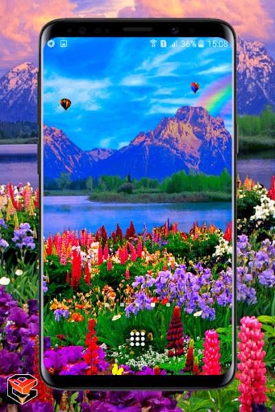 Valley of Flowers live wallpaper Ảnh chụp màn hình 3