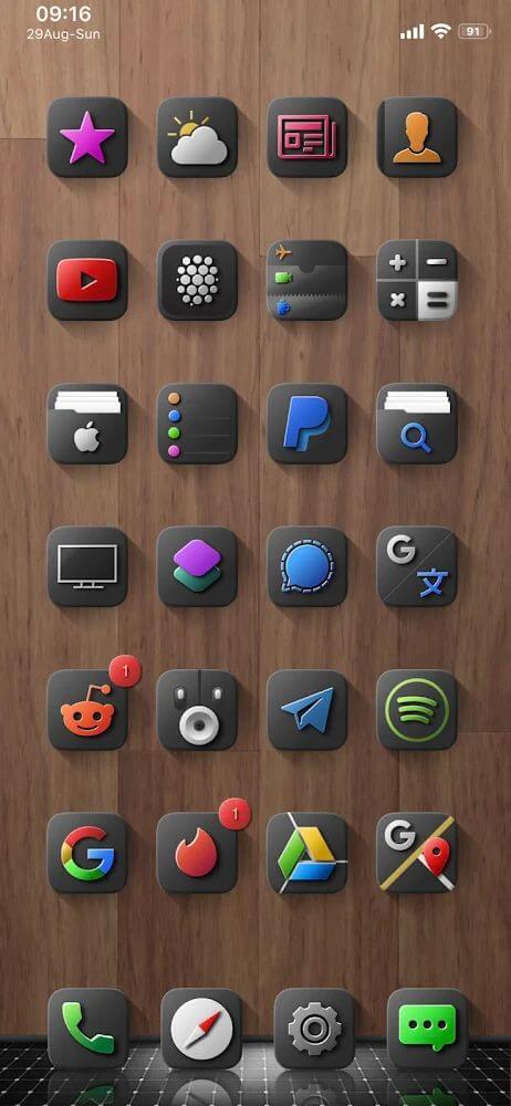 Shiiny Icon Pack Mod Tangkapan skrin 3