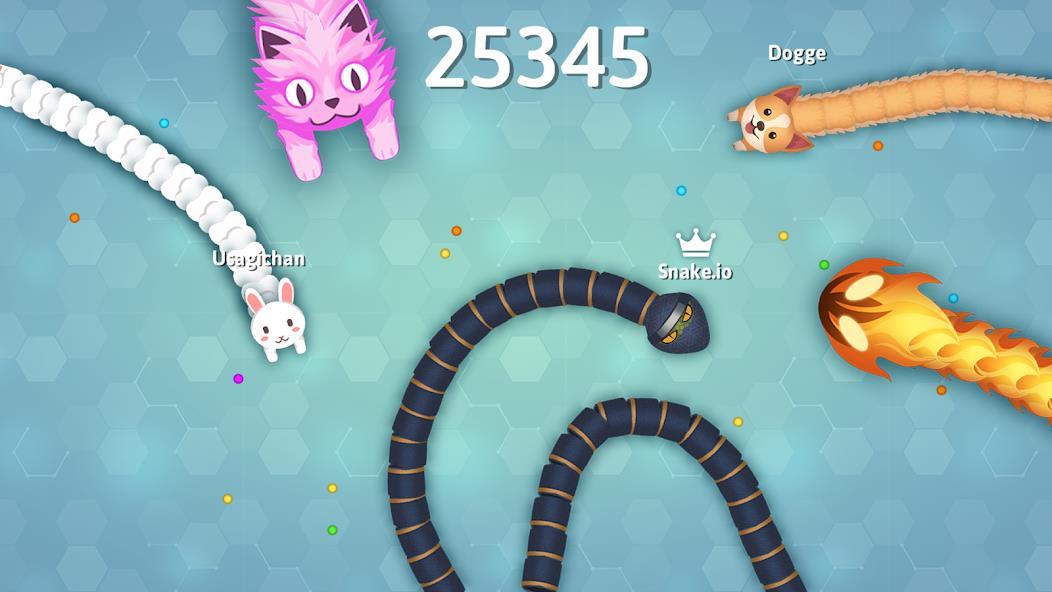 Snake.io - Fun Snake .io Games Mod Schermafbeelding 1