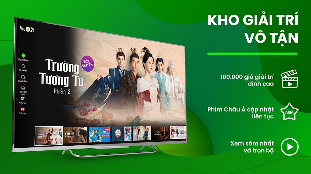 VieON for Android TV ภาพหน้าจอ 2