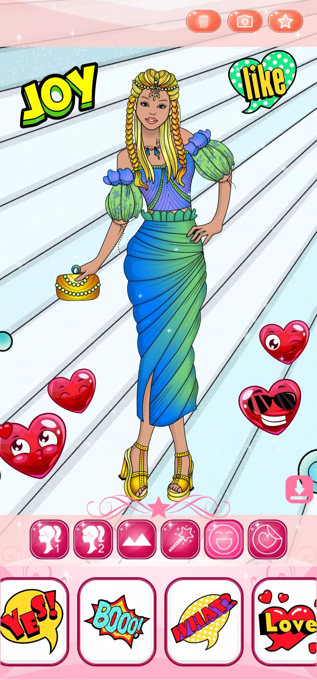 Dress Up Games & Coloring Book Ekran Görüntüsü 3