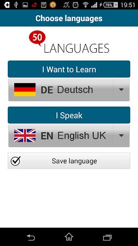 Schermata Learn German - 50 languages 3