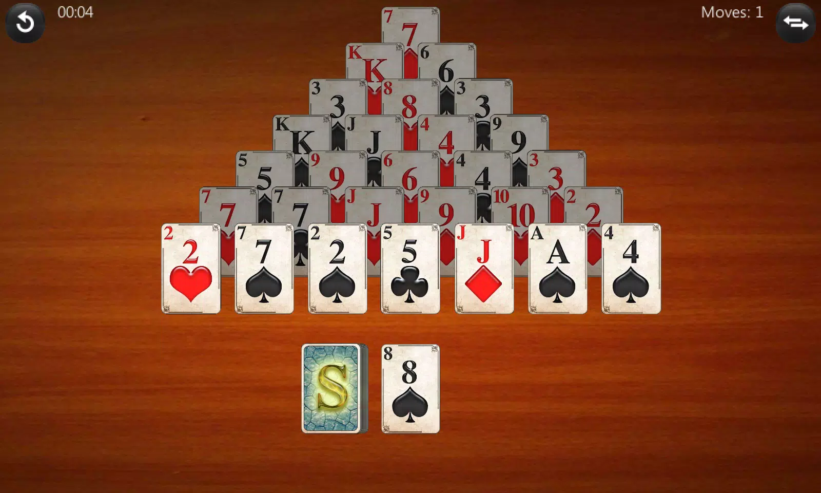 Pyramid Solitaire स्क्रीनशॉट 1