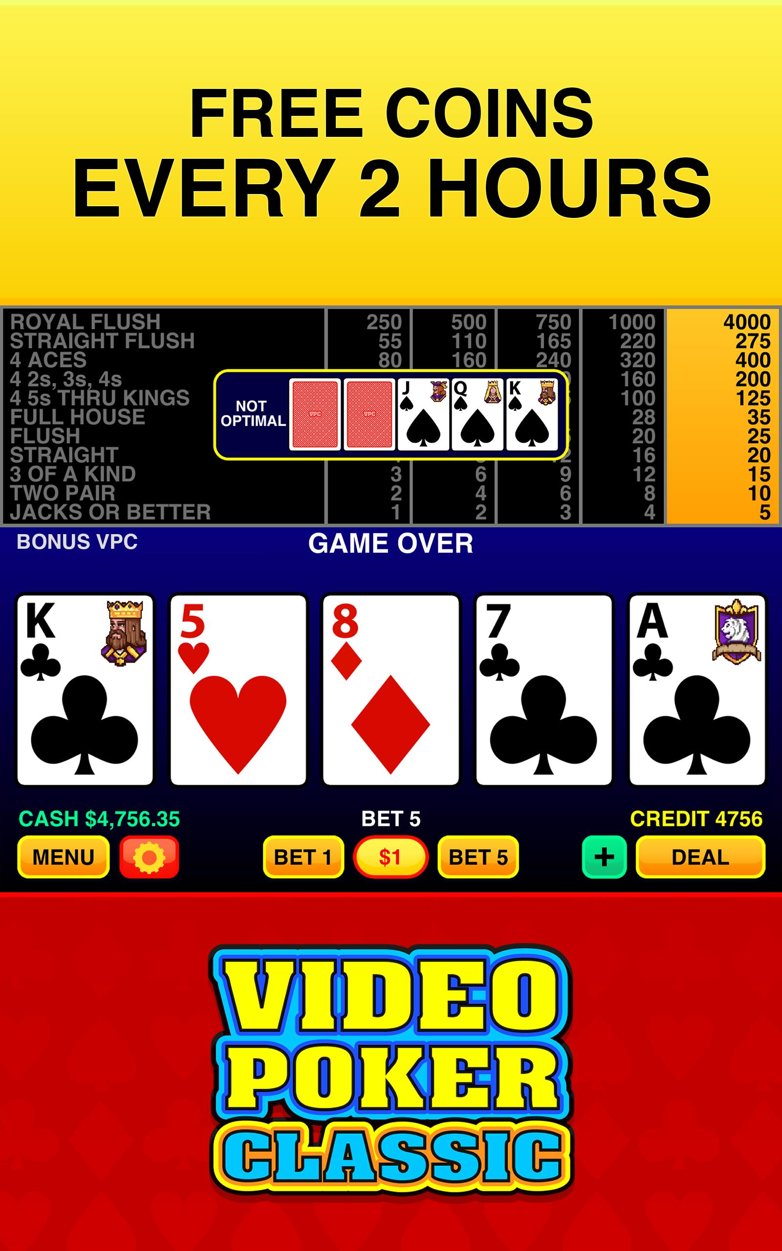 Video Poker Classic ® Captura de pantalla 4