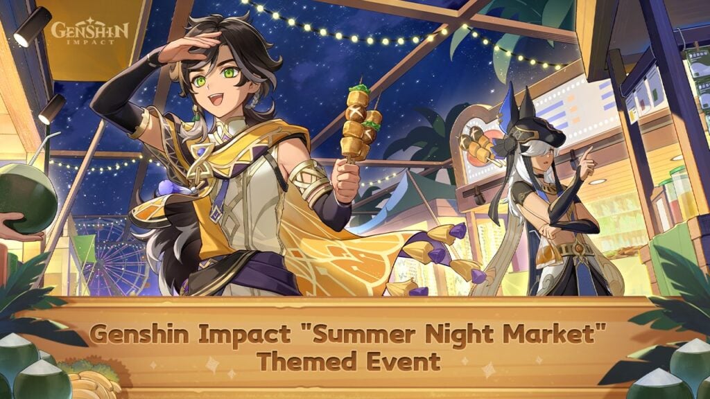 Galugarin ang mga misteryosong pintuan sa Genshin Impact Summer Night Market Kaganapan