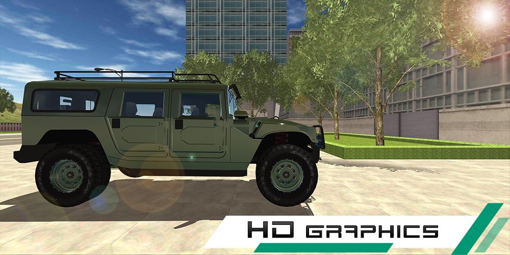 Hummer Drift Car Simulator Screenshot 2