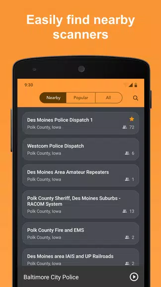 Scanner Radio - Police Scanner ဖန်သားပြင်ဓာတ်ပုံ 3