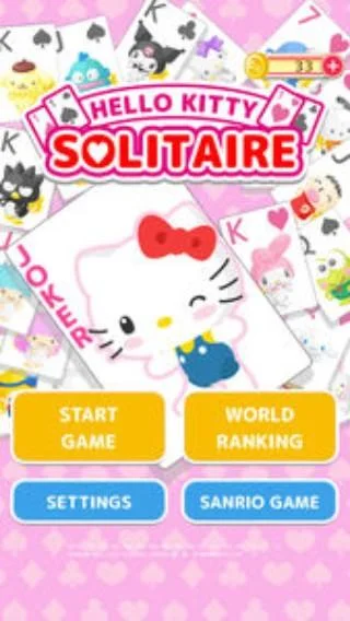 Hello Kitty Solitaire Screenshot 1