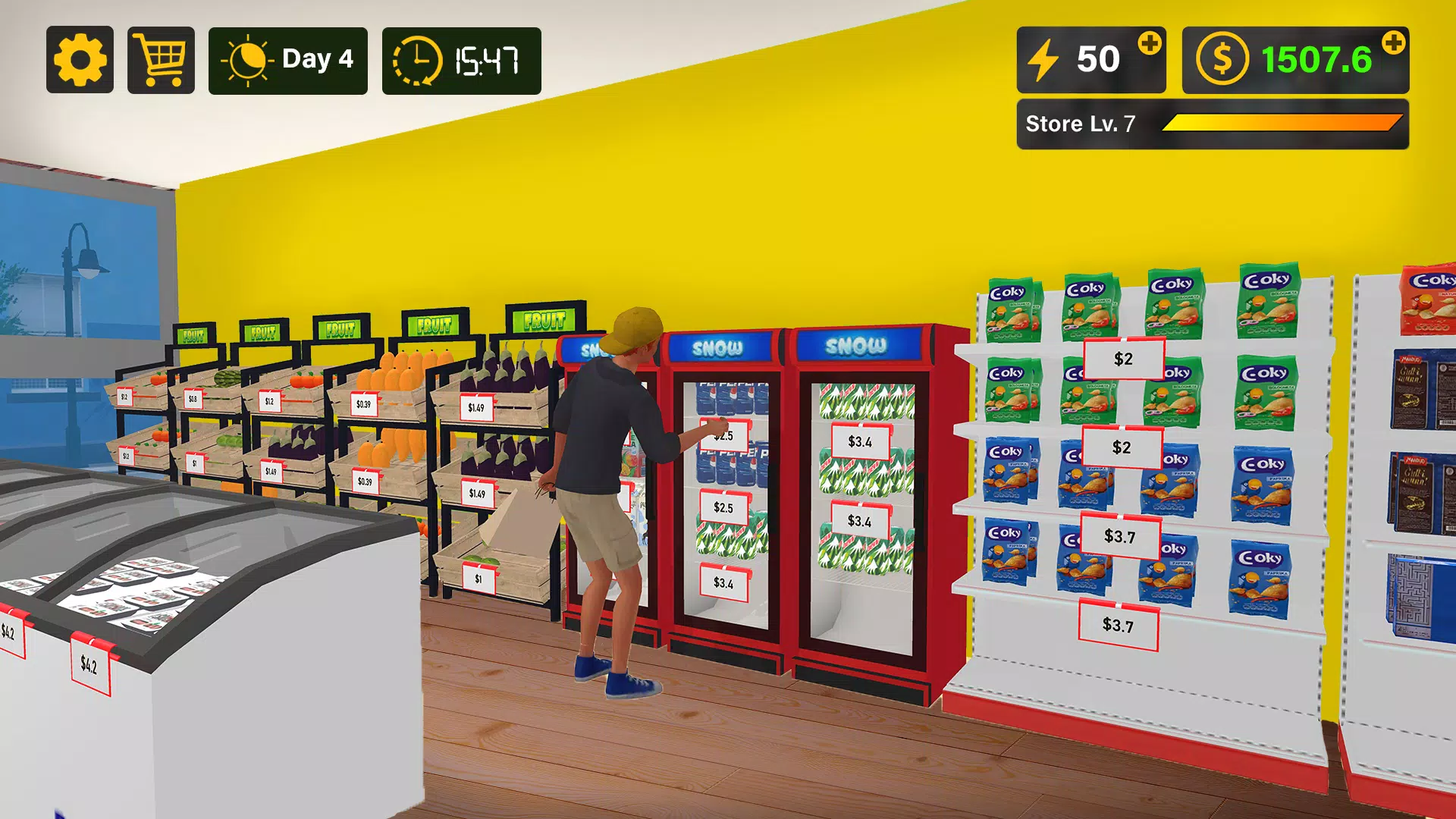 Supermarket 3D Simulation Game スクリーンショット 1