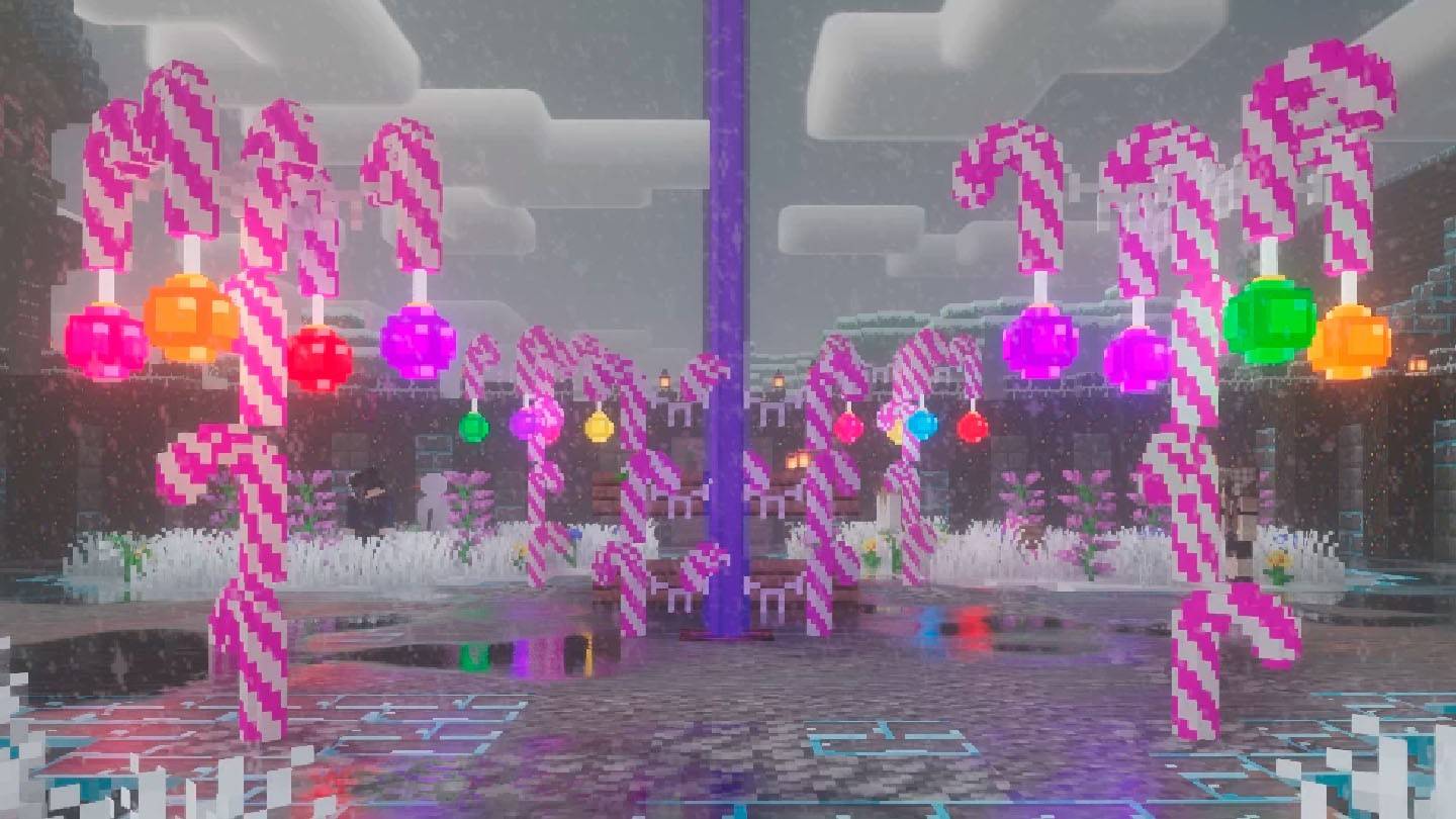 Ipinagdiriwang ang Pasko sa Minecraft: 10 Festive resource pack