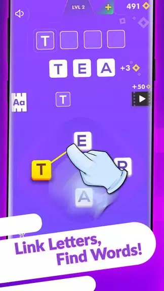 Word Hunter - Offline Word Puz Capture d'écran 1