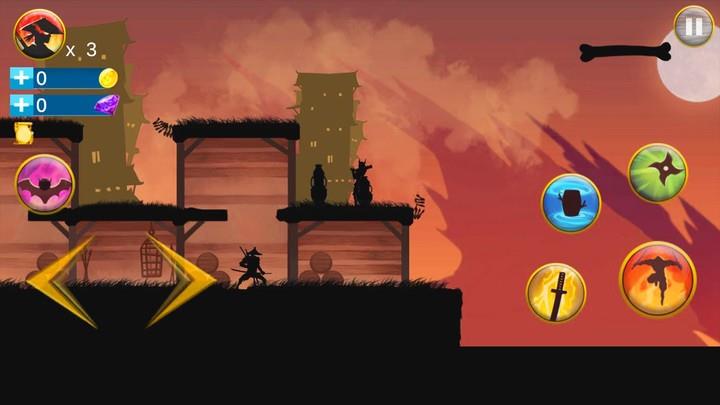 Shadow Samurai : Ninja Revenge Schermafbeelding 3