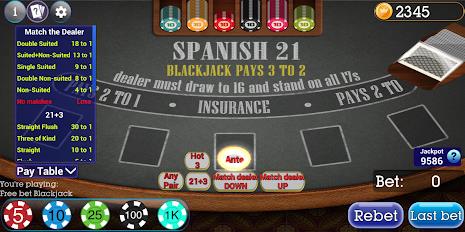 Spanish Blackjack 21 ภาพหน้าจอ 1