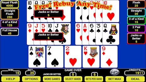 Five Play Poker Ảnh chụp màn hình 1