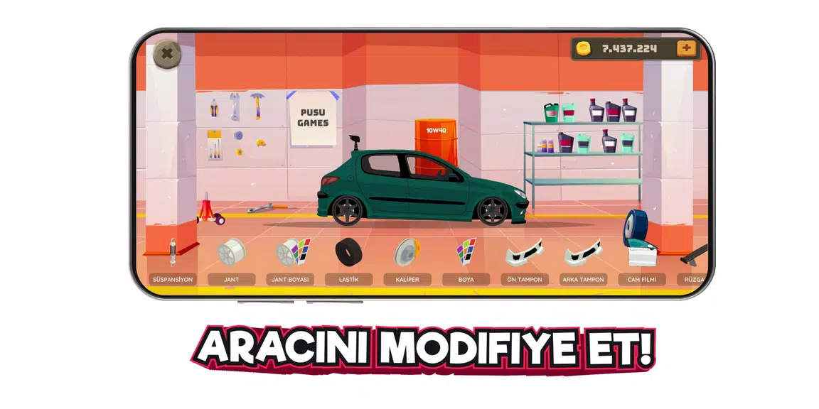 2d Car Series Tuning Game Ekran Görüntüsü 3