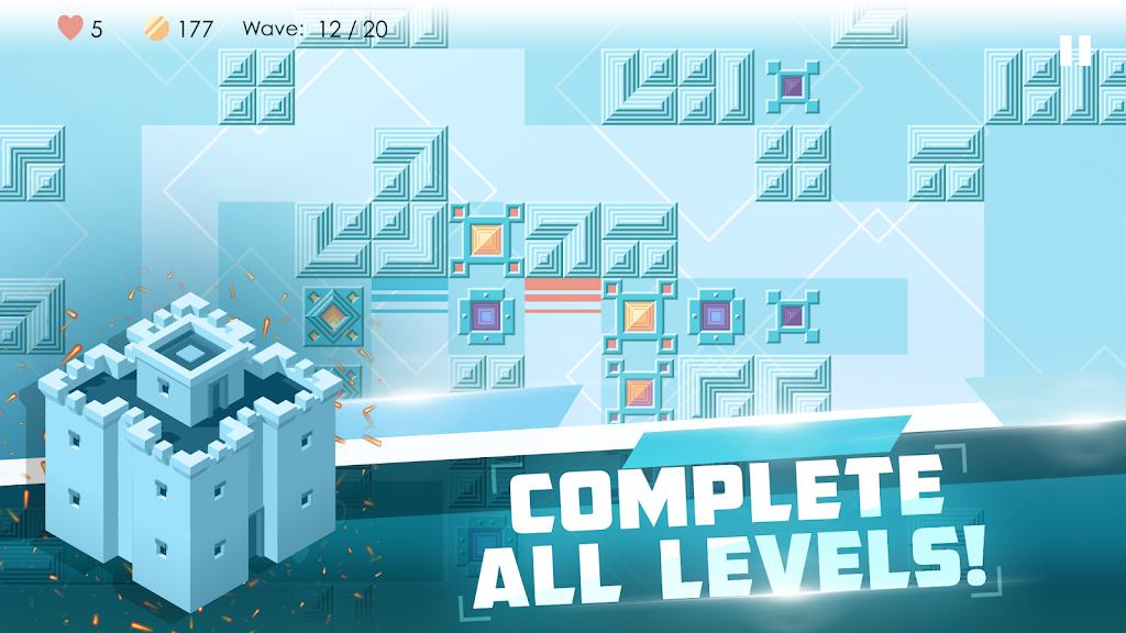 Mini TD 2: Relax Tower Defense Screenshot 1