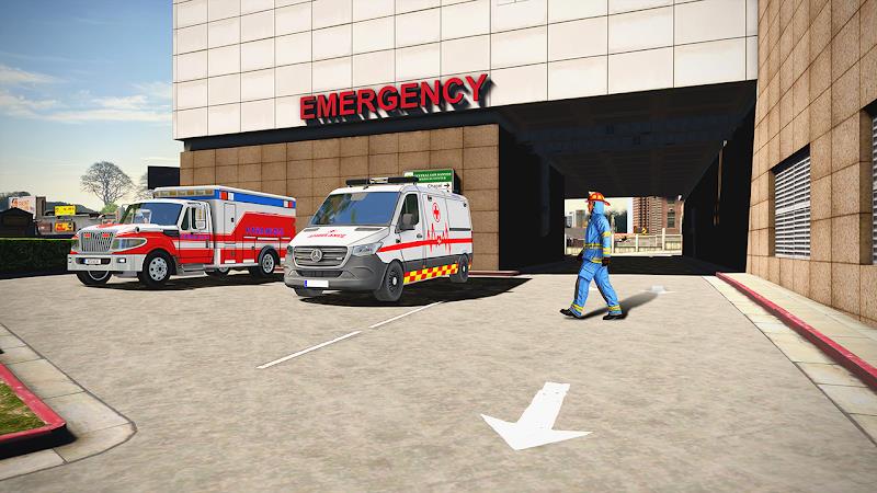 Hospital Driver Ambulance Game Capture d'écran 4