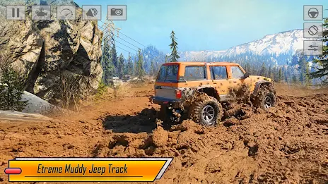 Offroad Driving Jeep Simulator Ekran Görüntüsü 1