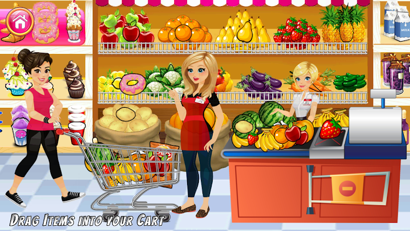 Supermarket Shopping Mall Game Ảnh chụp màn hình 4