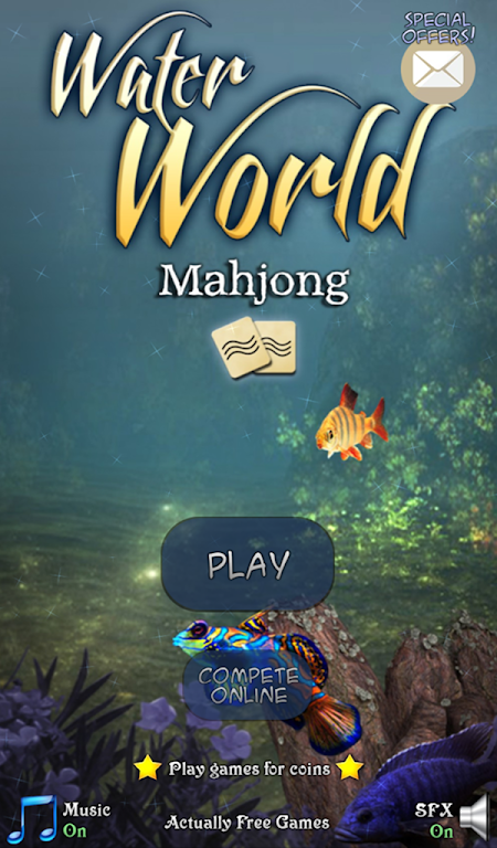 Hidden Mahjong: Underwater World ภาพหน้าจอ 1