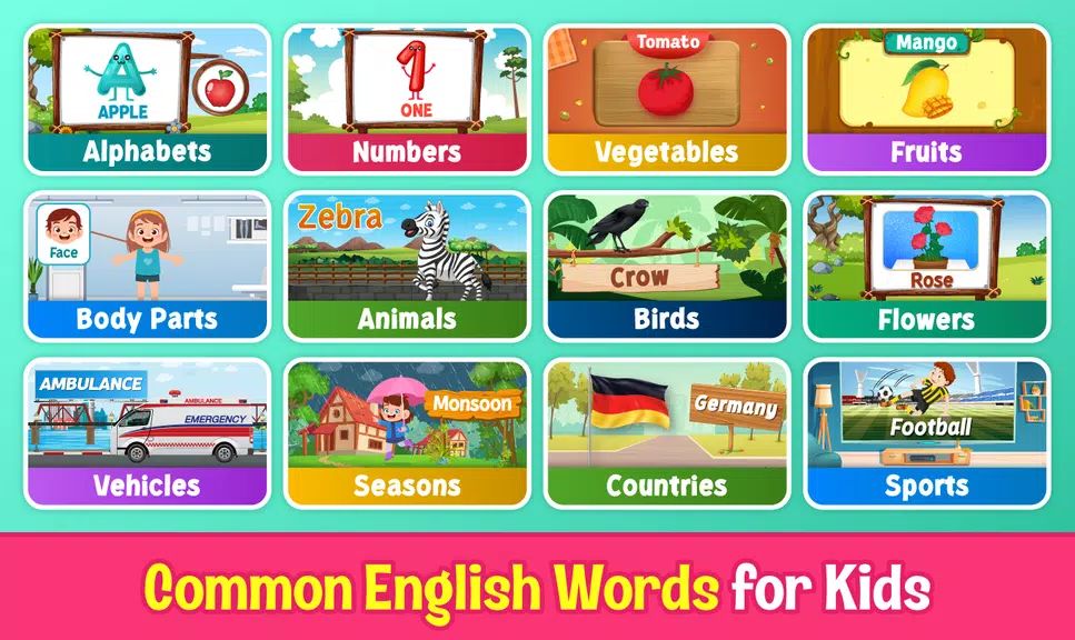 Kids English Learning Games應用截圖第1張