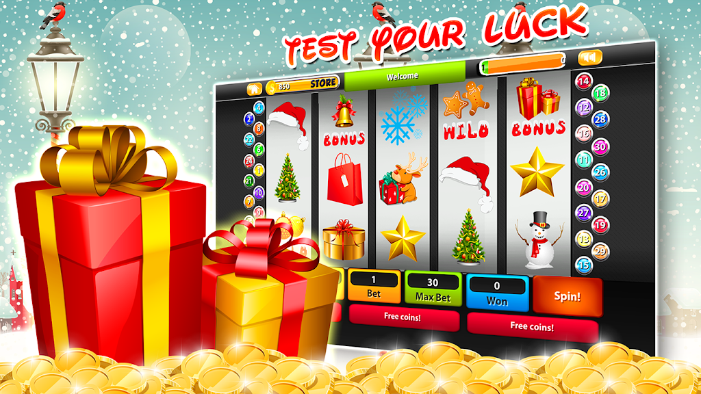 Christmas Slots Casino Ảnh chụp màn hình 1