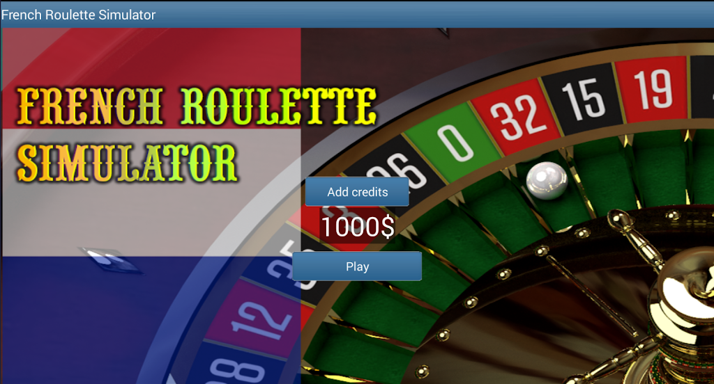 French Roulette Simulator Capture d'écran 1