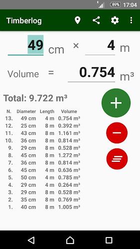 Timberlog - Timber calculator Screenshot 3