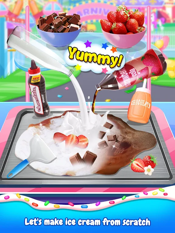 Frozen Ice Cream Roll Maker Скриншот 2