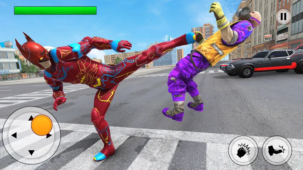 Rope Hero: Bat Superhero Games ภาพหน้าจอ 2