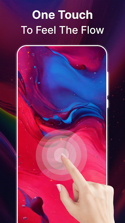 Fluid Live Wallpaper 3D Captura de pantalla 1