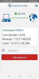 FortiClient VPN Скриншот 3